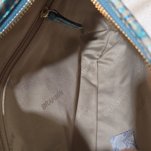 💙🔹️Brahmin 🔹️Blue Serenity  Sonic Lorelei  Genuine Leather  Shoulder Bag - Picture 9 of 13